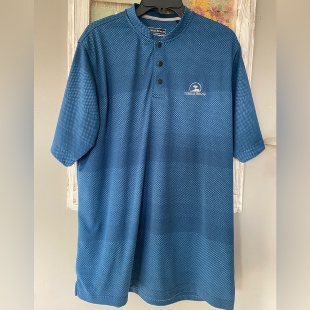 Pebble Beach Shirt Mens XL Dry-Luxe Performance Golf Activewear